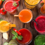 Fresh fruit juice, healthy drinks.