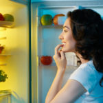 fridge with food