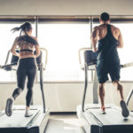 At the gym