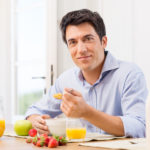 Man Having Breakfast