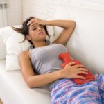 Woman with Menstrual Cycle Pain