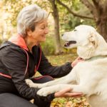 Senior woman in the park