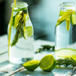 Home made healthy vitamin-fortified water