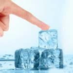 Finger-sticking-ice