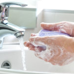 Washing hands