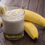 Fresh made Banana Milkshake