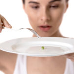 Girl keeping diet