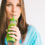 Healthy,Detox,Vegan,Diet.,Young,Beautiful,Woman,Holding,Bunch,Of