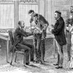 Pasteur and rabies vaccination, illustration