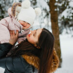 Mother with daughter