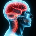 blue-red-x-ray-depicts-medical-anatomy-head-pain